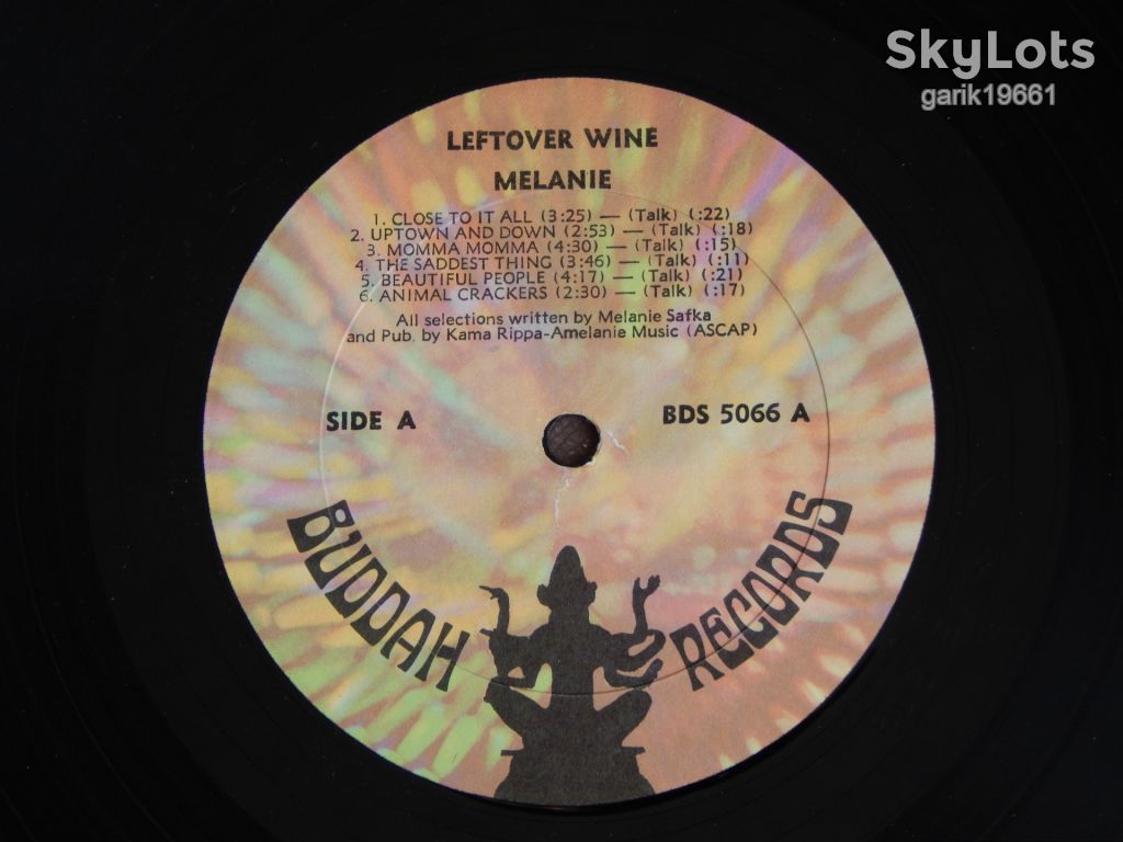 Melanie ‎– Leftover Wine  (Buddah Records ‎– BDS 5066, US) EX+/EX+ - фото фото фото 2
