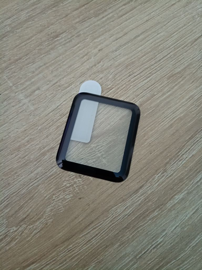 Защитное стекло Full Glue Apple Watch 44mm чёрное - фото фото фото 1