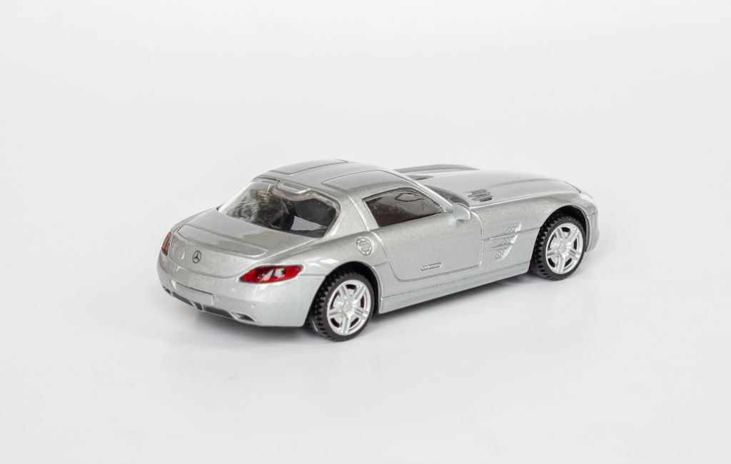1:43 Mercedes Benz SLS AMG 2010-14  (C197) silver, RAStar - фото фото фото 5