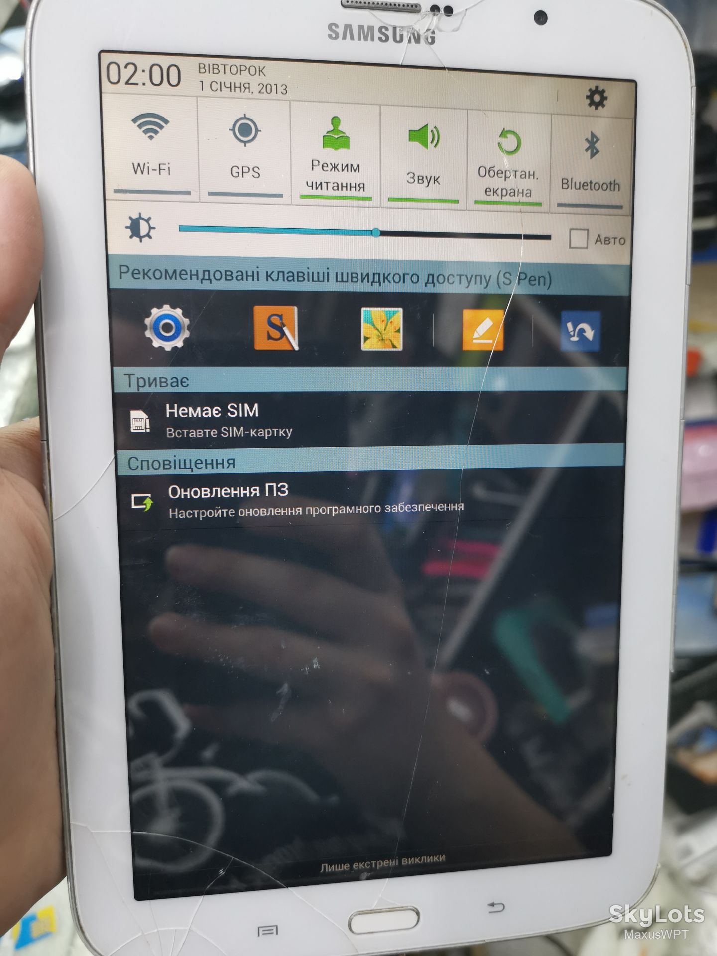 #1308 Sklad Samsung Tab Note 8 N5100 white - фото фото фото 1