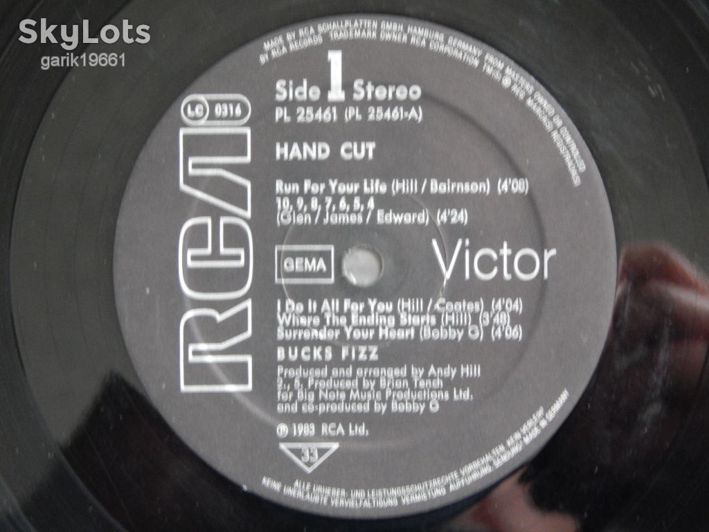 Bucks Fizz ‎– Hand Cut (RCA Victor ‎– PL 25461, Germany) NM-/NM- - фото фото фото 2