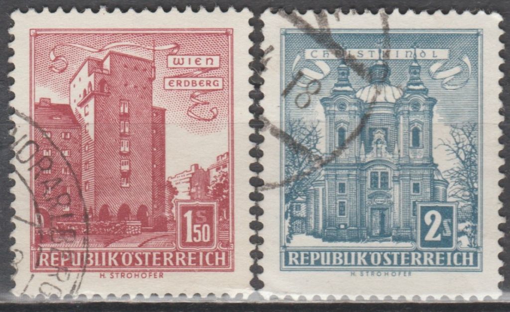 Австрия Австрія 1958 замки архітектура - фото фото фото 0