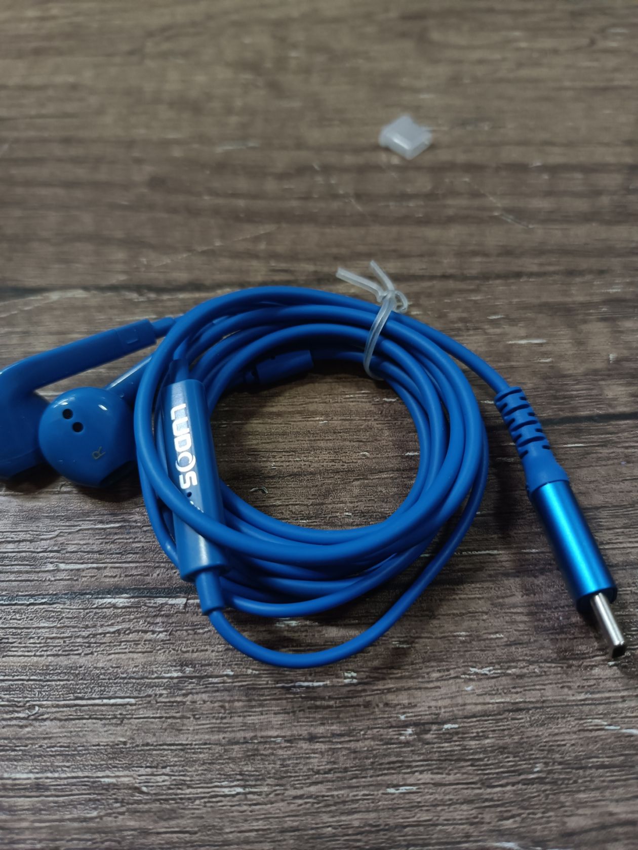 Провідні навушники Ludos USB Type-C сині 3897 - фото фото фото 4