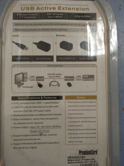 USB PremiumCord продовжувачі 5-30м. новий - фото фото фото 3