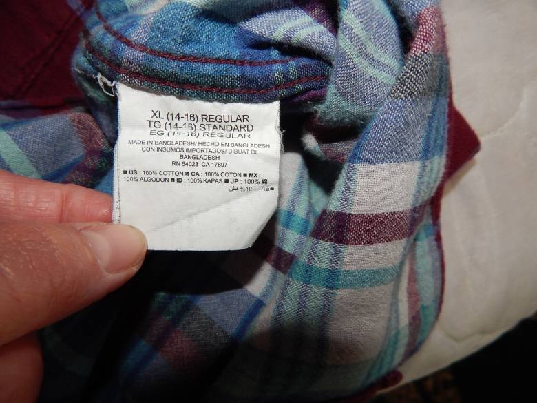 Рубашка подростковая фланель OLD NAVY,14-16лет, 152-158см., р.38-42 042д (в указанном размере, тольк - фото фото фото 6