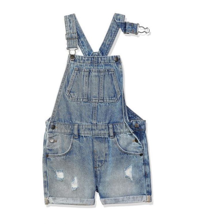 Джинсовий комбінезон шорти dungaree - фото фото фото 1