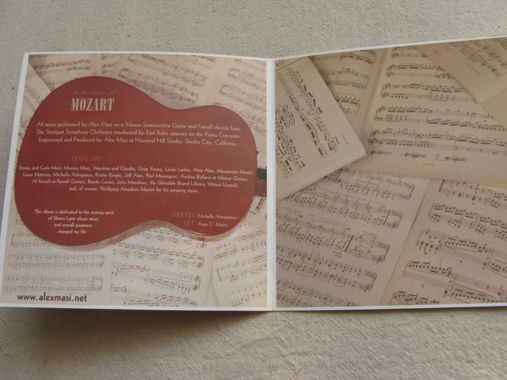 CD Alex Masi. In the Name of Mozart. 2004. - фото фото фото 3