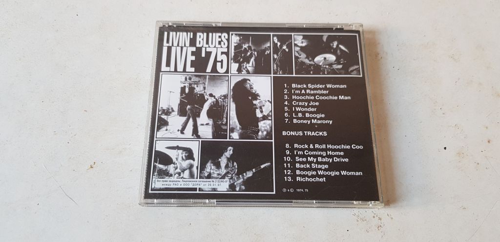 Livin' Blues Live '75 CD ліцензія - фото фото фото 1