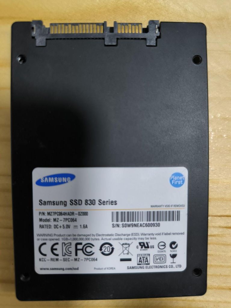 SSD накопичувач Samsung 830 series 64GB     (MZ-7PC064) - фото фото фото 1