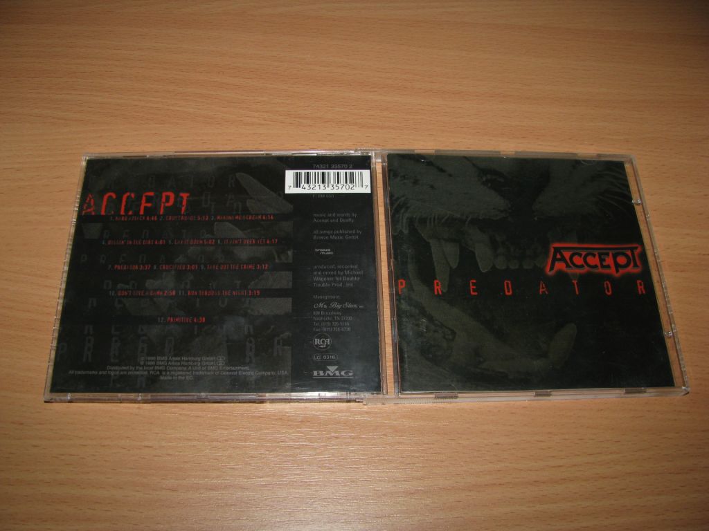 ACCEPT - Predator   (1996 BMG,1st press,Germany) - фото фото фото 0