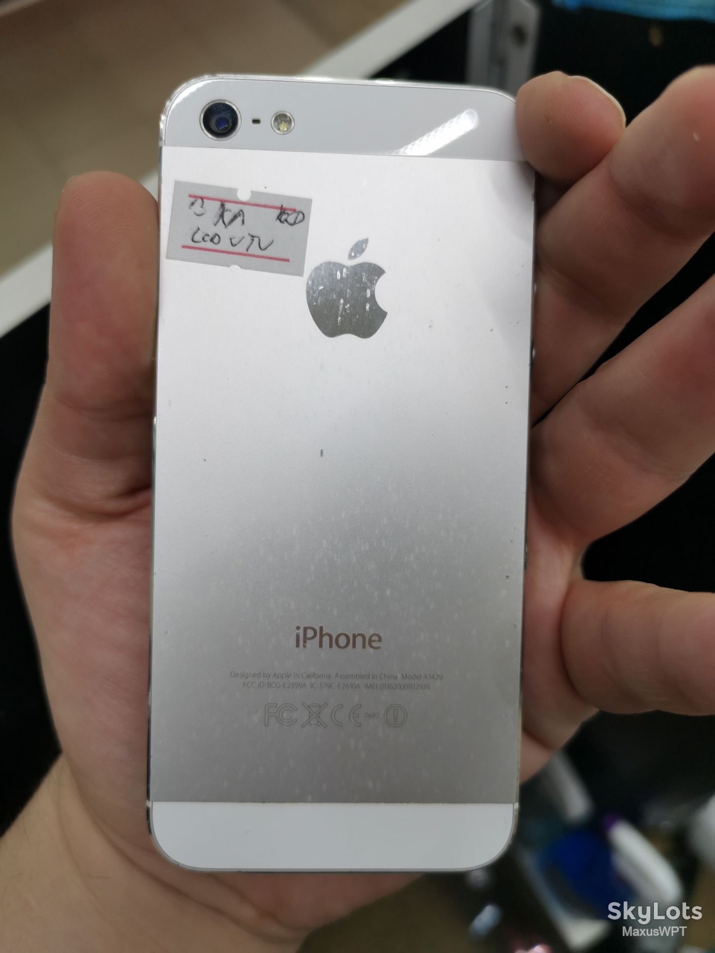 #1678 Sklad iphone 5 silver password - фото фото фото 1