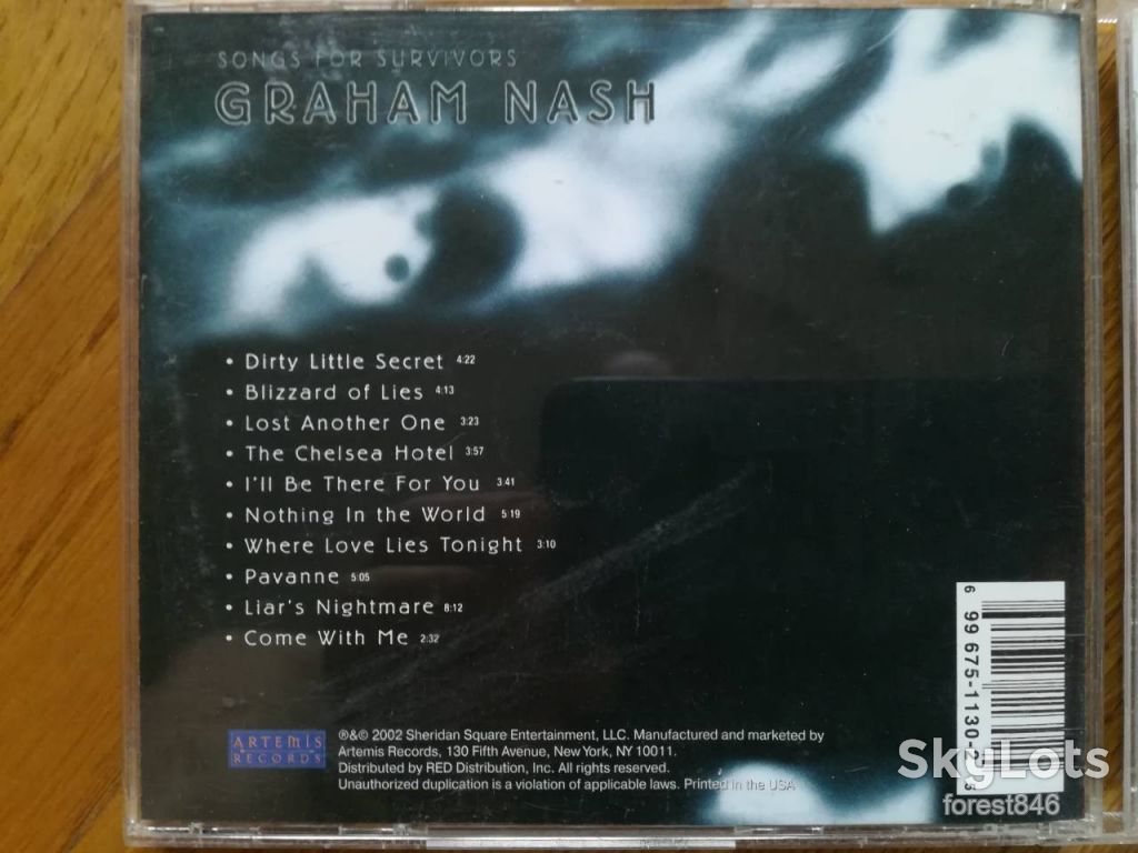 Graham Nash-Songs for survivors-состояние: 5 - фото фото фото 1