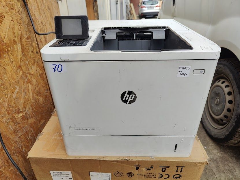 Лазерный принтер HP LaserJet Enterprise M607 с картриджем № 25270311 - фото фото фото 0