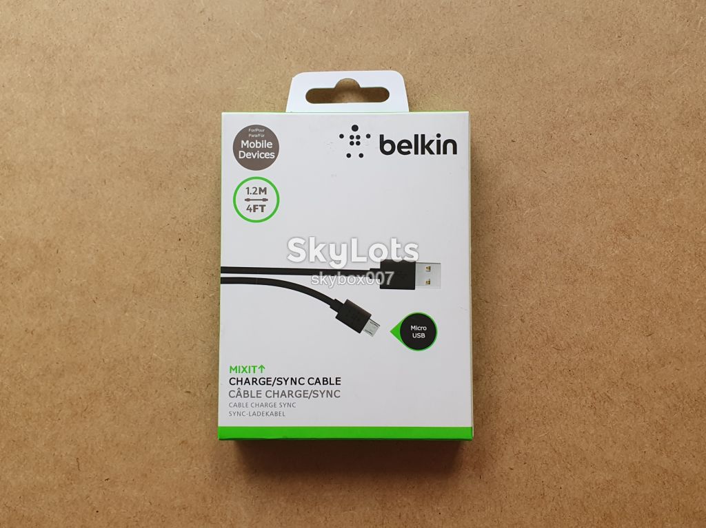 Кабель Belkin MIXIT USB 2.0 Micro-USB Charge/Sync Cable 1.2м F2CU012bt04-BLK Чорний - фото фото фото 0