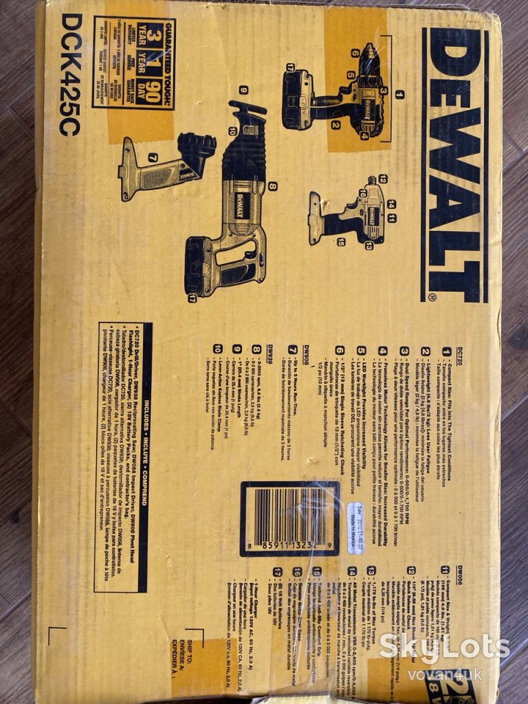 DeWALT DCK425C 18 V 4‑Tool Compact Combo Kit - фото фото фото 7