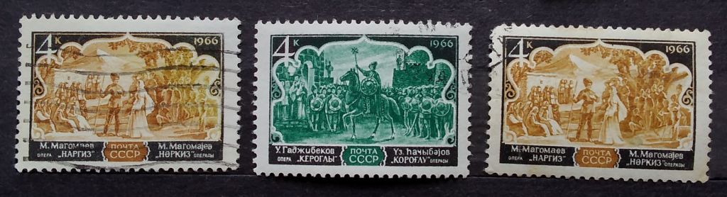 СССР 1960 г - Оперное искусство Азербайджана - фото фото фото 0