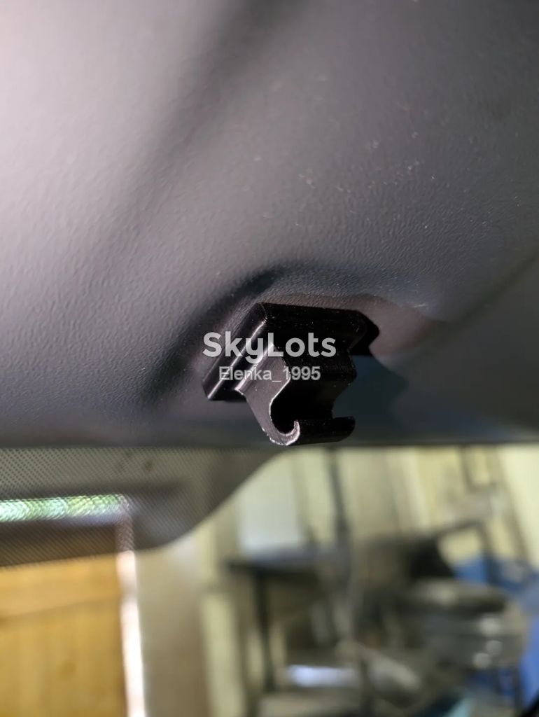 Крепежная клипса солнцезащитного козырька FORD Transit MK6 2000-2006 - фото фото фото 1