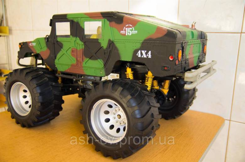 Велика, машинка, 1:4 Scale, RTR, Electric, RC, Military, Hummer - фото фото фото 2