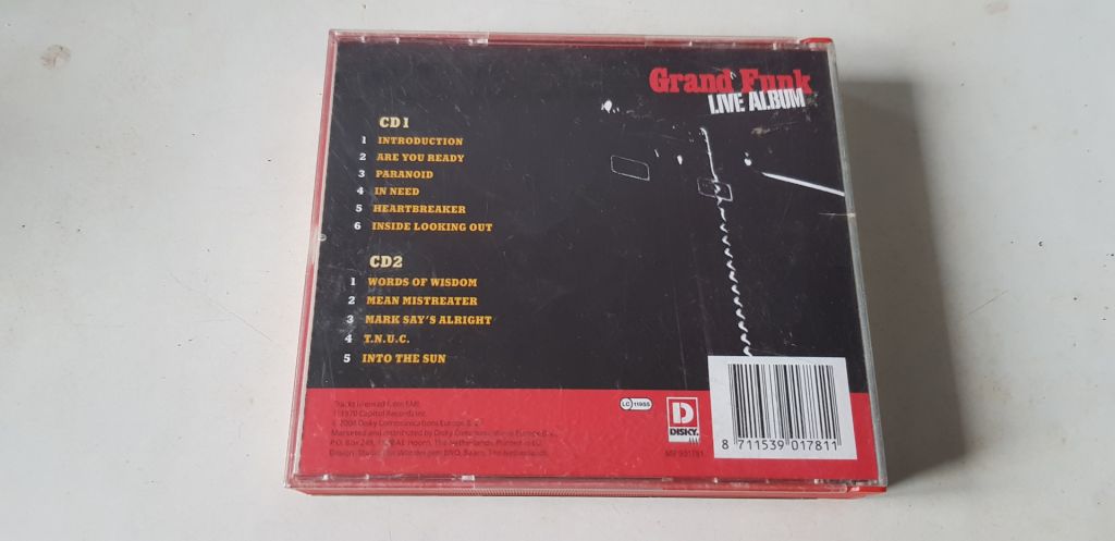 Grand Funk Railroad Live Album 2CD фірмовий - фото фото фото 1
