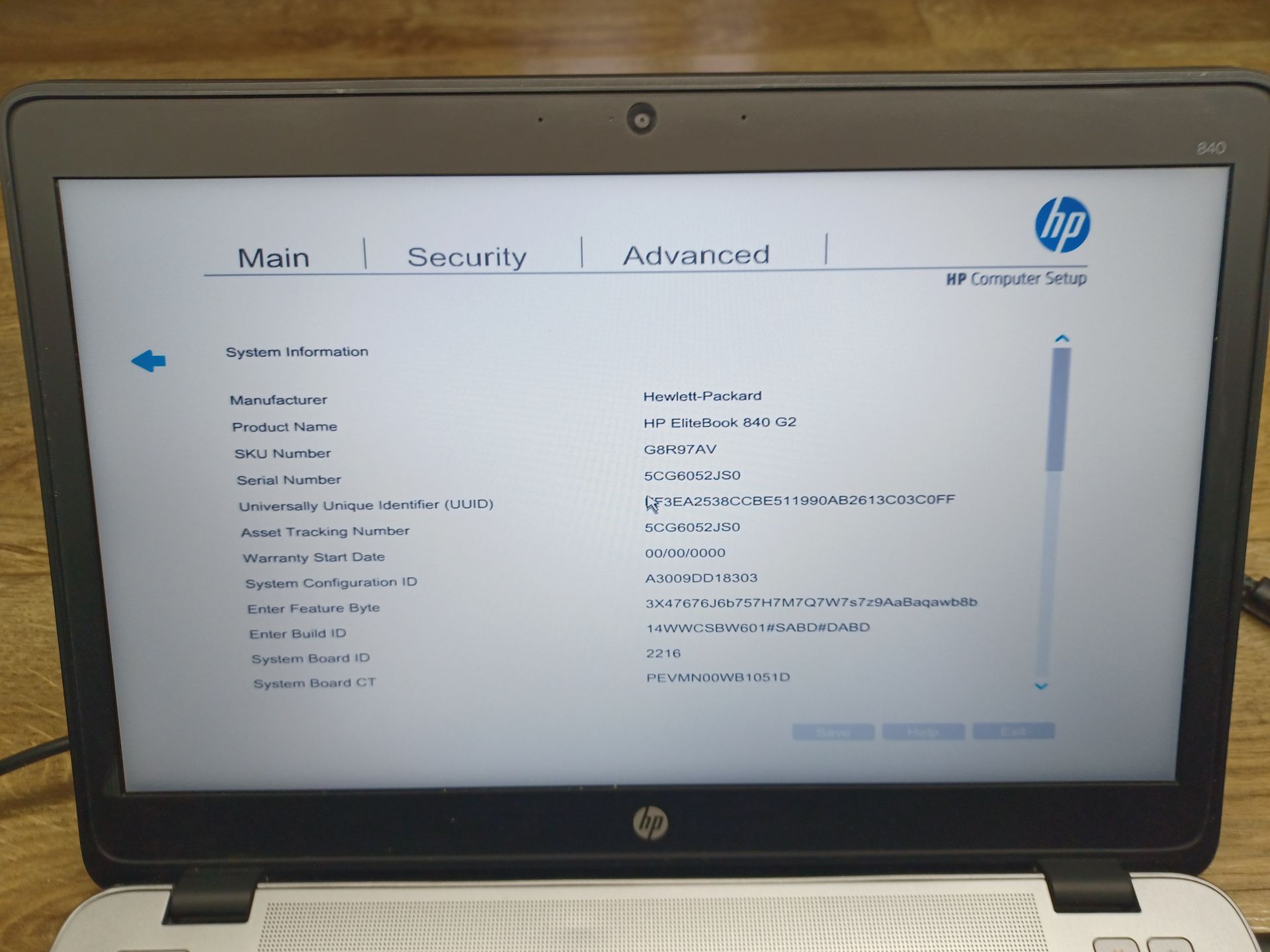 Ноутбук HP EliteBook 840 G2 некомплектний №2405_9 - фото фото фото 2