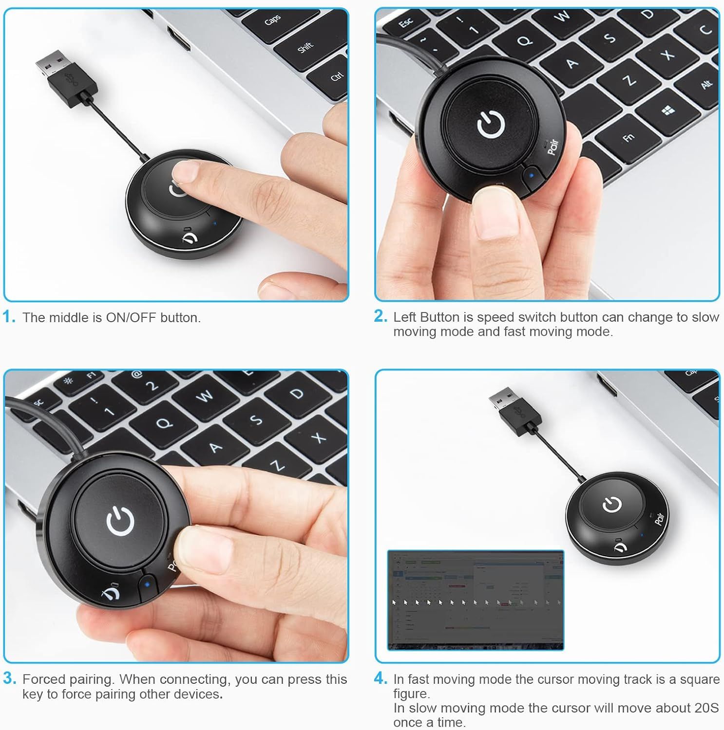 Rii Mouse Jiggler  устройство для имитации движения компьютерной мыши - фото фото фото 3