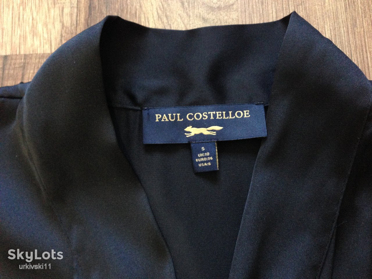 Блуза жен. Paul Costelloe,атлас,р.S-M - фото фото фото 4