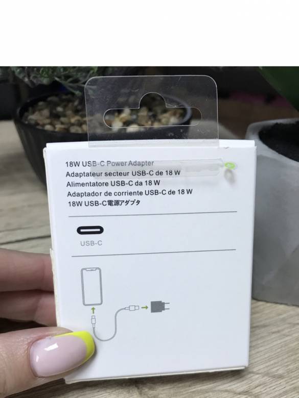 Адаптер для быстрой зарядки Apple iPhone Power Adapter USB-C 18W - фото фото фото 4