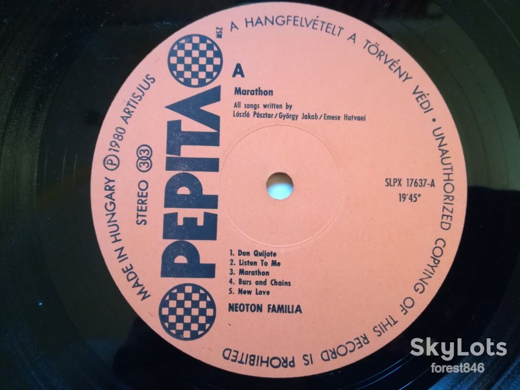 Neoton familia-Marathon  (техн. конв.)-VG, Угорщина - фото фото фото 5