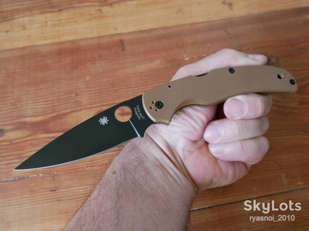 Spyder Native Chief C244, 8Cr14MoV, G10 Brown, Replica, Tactical, EDC, Back Lock - фото фото фото 5