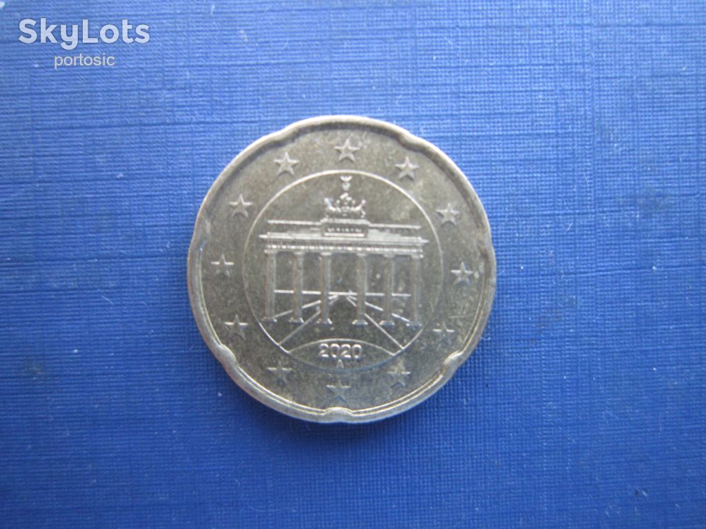 Монета 20 євроцентів Німеччина 2020 А - фото фото фото 0