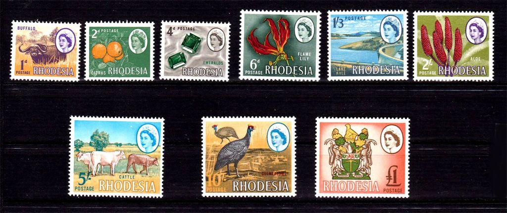 Фауна . Родезия 1966 г MNH  -  флора - - фото фото фото 0
