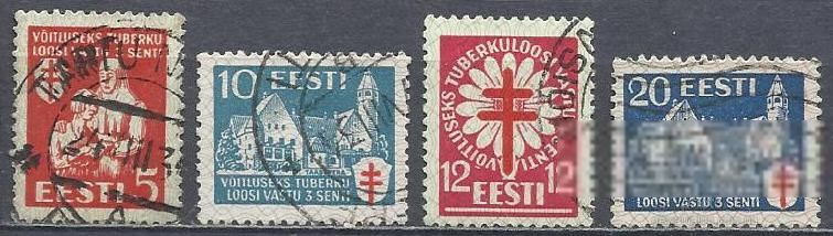 Эстония 1933 медицина борьба с туберкулезом 4м.гаш. - фото фото фото 0