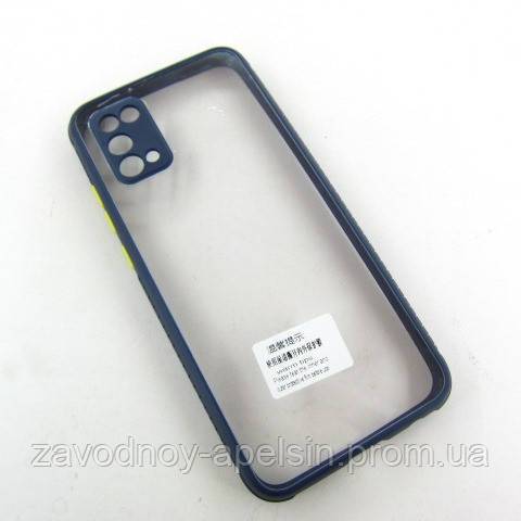 Samsung A02s A025 защитный чехол TPU+PC navy - фото фото фото 1