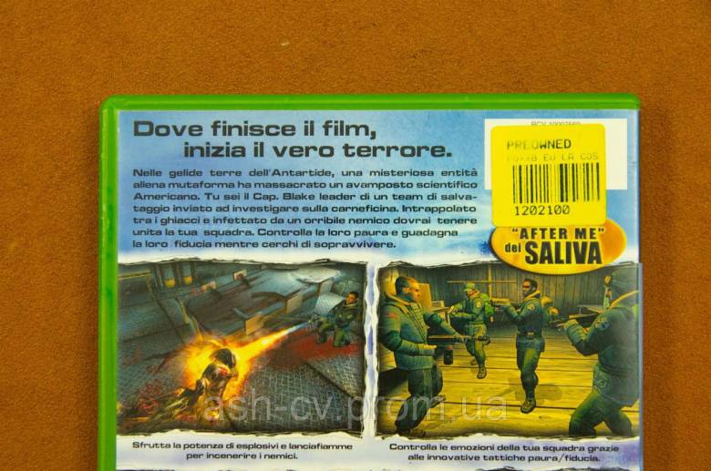 Диск XBOX - The Thing (La Cosa) - фото фото фото 3