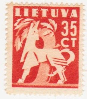 Литва 1940 г №  446 * - фото фото фото 0
