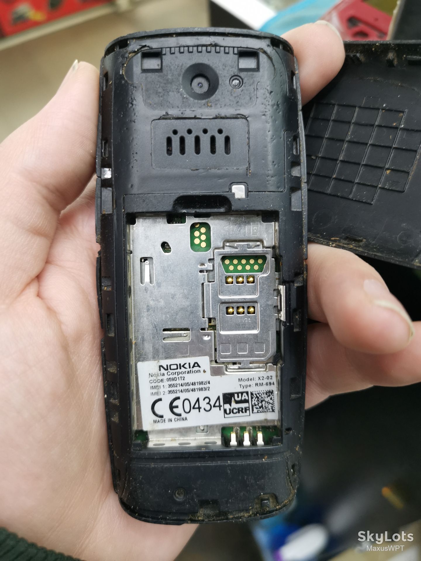 #857 Nokia x2-02 x2 black sklad - фото фото фото 4