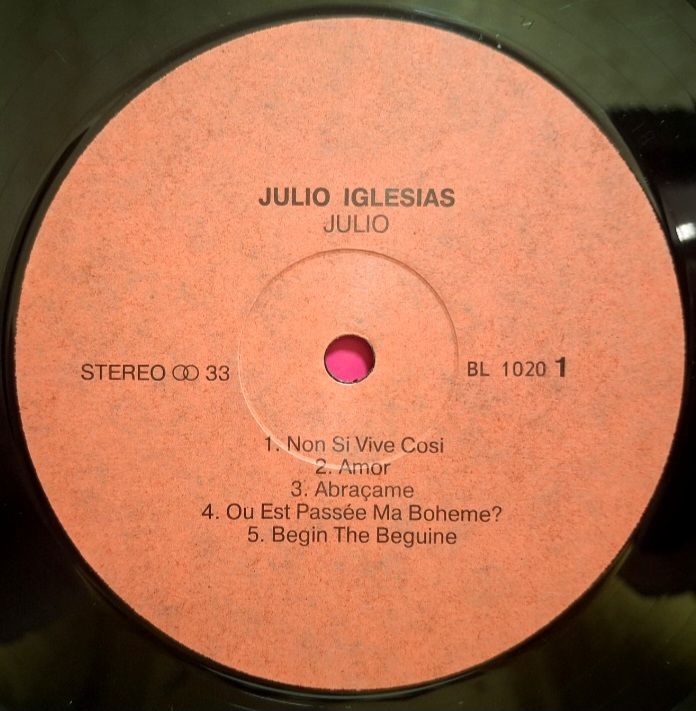 Julio Iglesias - Julio - 1983.  (LP). 12. Vinyl. Пластинка. Rare. - фото фото фото 2