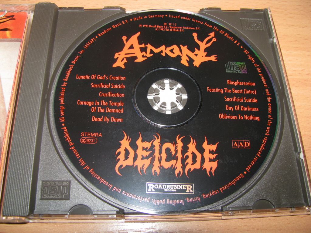DEICIDE - Amon: Feasting The Beast   (1993 Roadrunner Germany) - фото фото фото 2