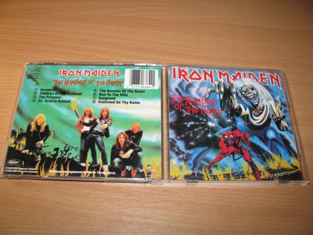 IRON MAIDEN - The Number Of The Beast  (1982 Capitol SRC,USA) - фото фото фото 0