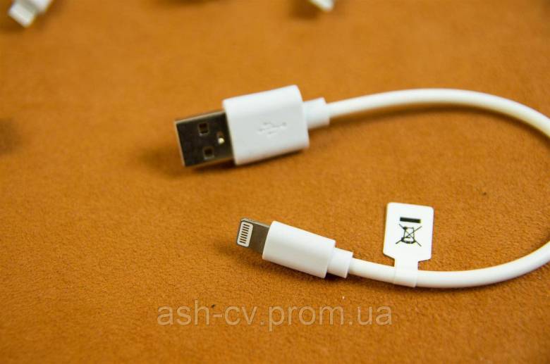 Кабель PURIDEA Premium Lightning (iPhone, 0,2 метра, White) - фото фото фото 2