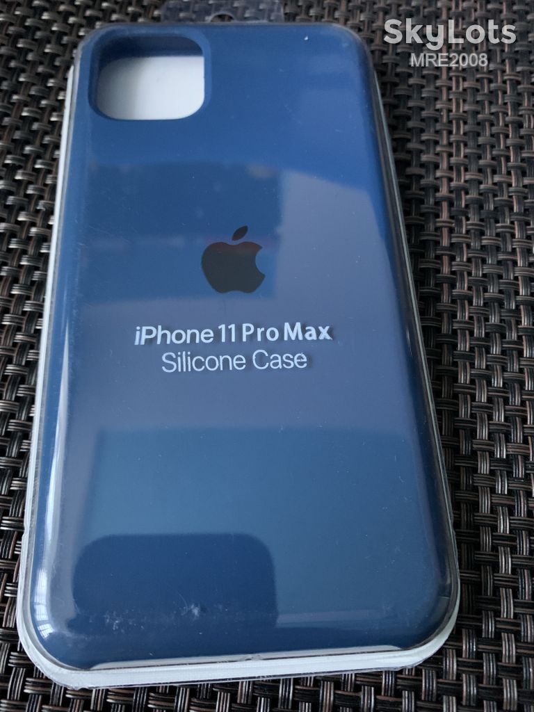 Чехол Silicone Case Copy Apple iPhone 11 Pro Max blue - фото фото фото 1