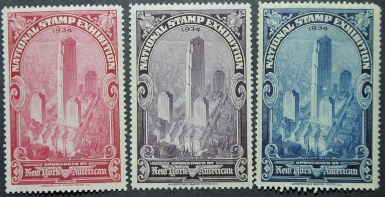США Непочтовые Архитектура Филвыставка 1934 - фото фото фото 0