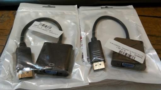 Displayport DP to VGA конвертер переходник адаптер Эмулятор монитор - фото фото фото 2