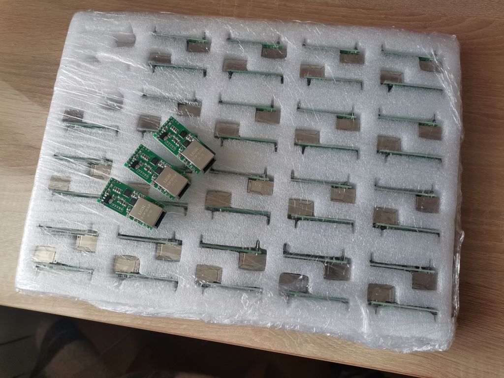 Модуль конвертера UART в Ethernet USR-TCP232-T2  - фото фото фото 0