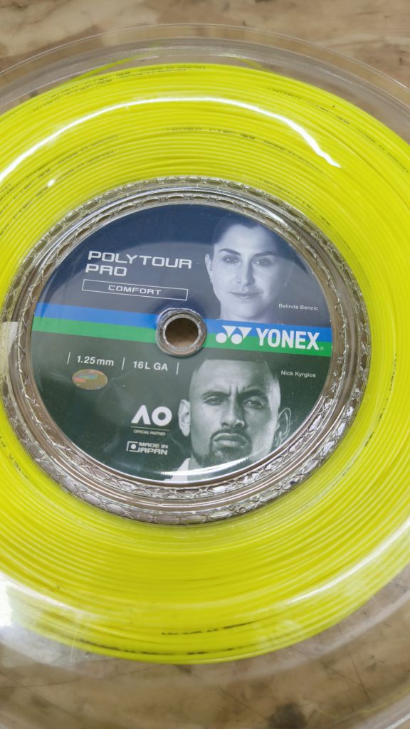 Лот Yonex Poly Tour Pro Flash Yellow    (200m) - фото фото фото 1