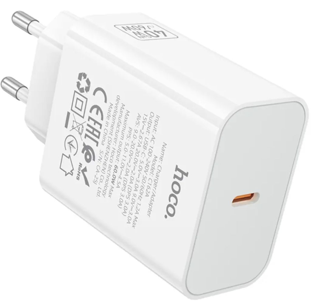 МЗП Hoco C162A Source PD40W  (1USB-C) - фото фото фото 5