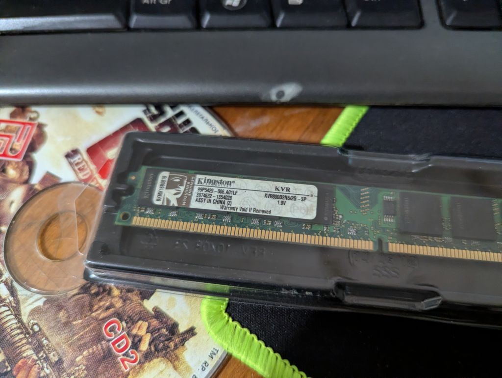 Kingston DDR2 2GB 800MHz PC2-6400 DDR2 DDRII ДДР2 ОЗУ RAM 2ГБ - фото фото фото 1