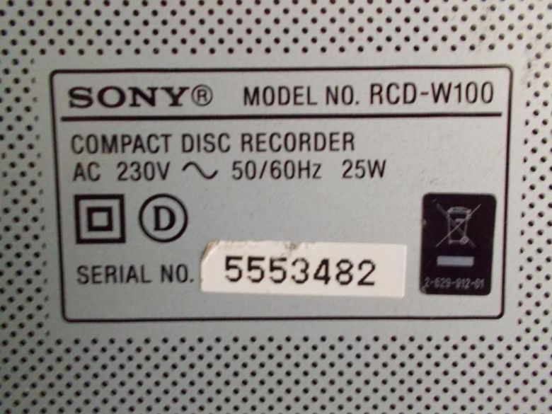 SONY RCD-W100 COMPACT DISC RECORDER  CD - фото фото фото 4