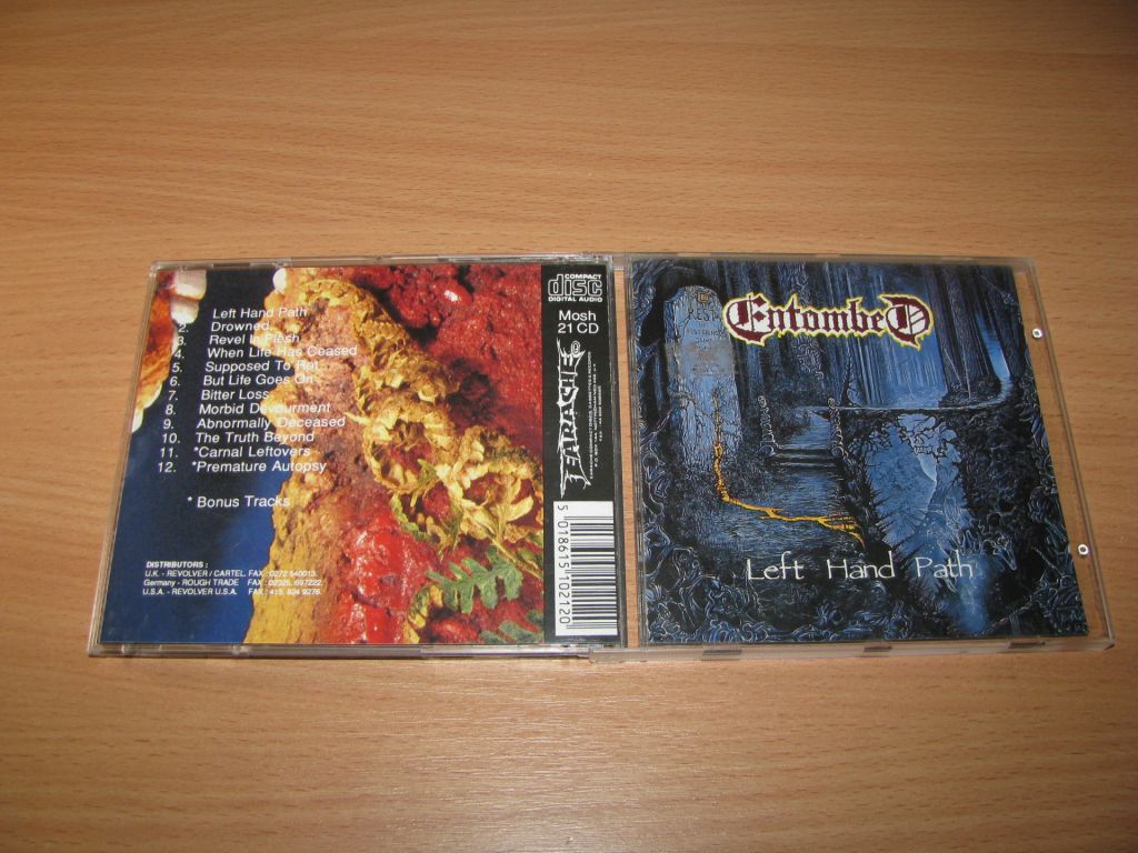 ENTOMBED - Left Hand Path  (1990 Earache 1st press,UK) - фото фото фото 0