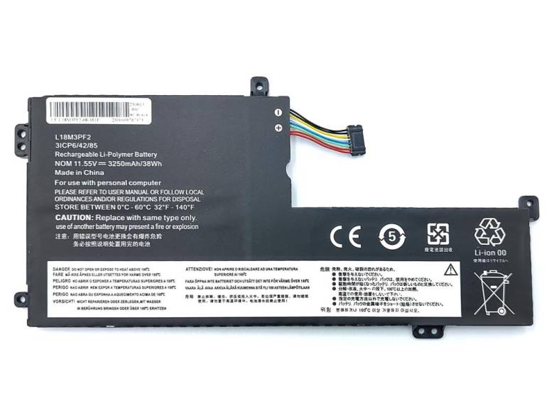 Батарея L18M3PF2 для Lenovo IdeaPad L340-15API, V340-17IWL, L340-17API (L18D3PF1 L18L3PF1 L18C3PF2)  - фото фото фото 1